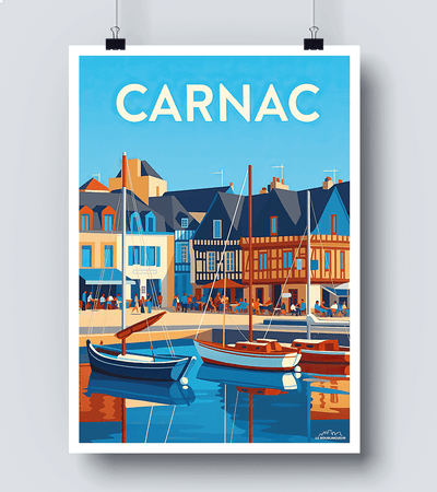 Affiche Ville de Carnac