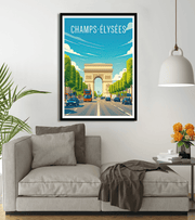 poster Champs Elysées - Paris