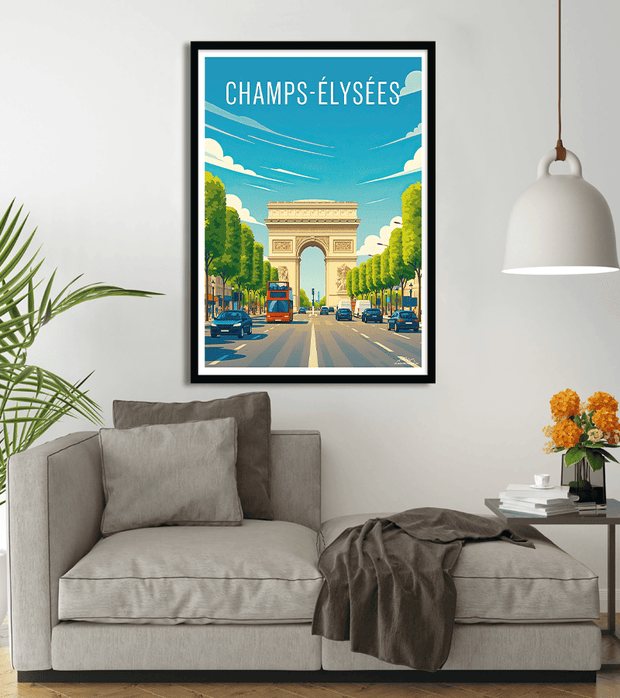 poster Champs Elysées - Paris