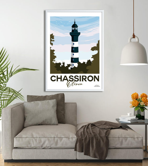 Affiche Phare de Chassiron sur l'Île d'Oléron