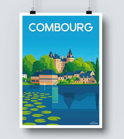Affiche Moderne Combourg