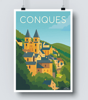 Affiche Conques