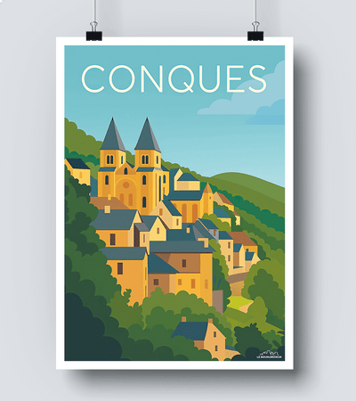 Affiche Conques