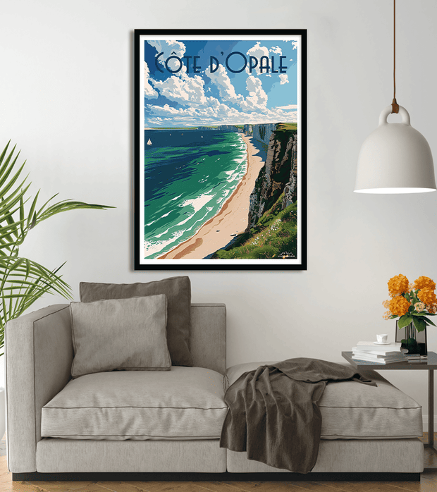 Affiche Côte d Opale