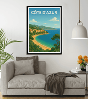 poster Côte d Azur
