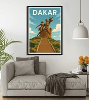 poster Monument de la Renaissance Africaine Dakar