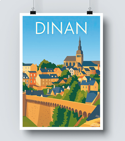 Affiche Ville de Dinan