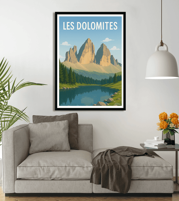 poster Dolomites