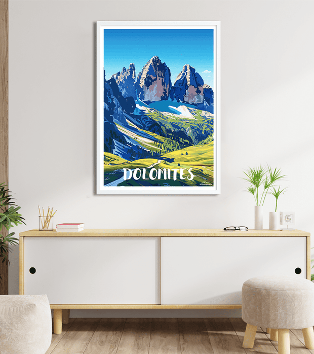 poster Dolomites