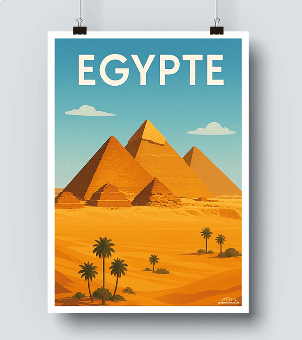 Affiche les Pyramides d Egypte