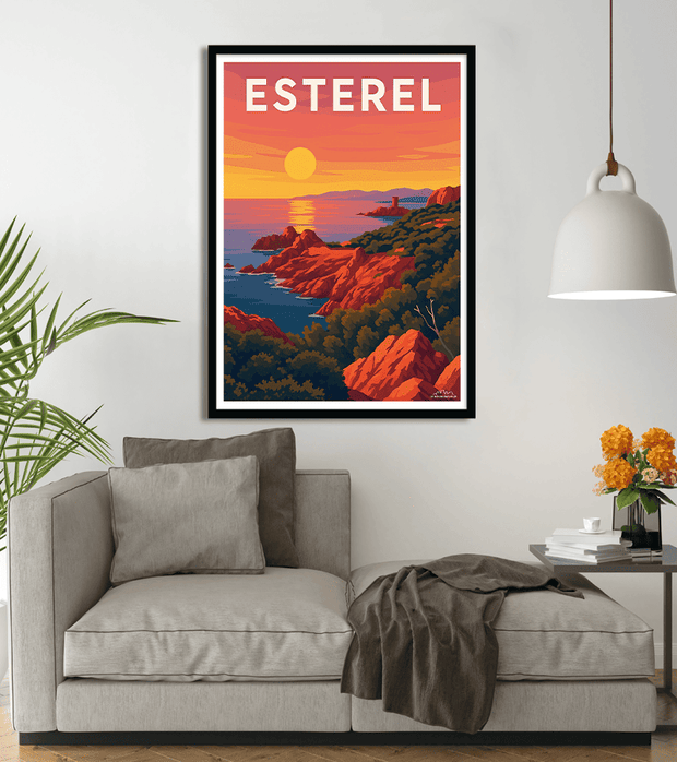 poster Vintage Esterel