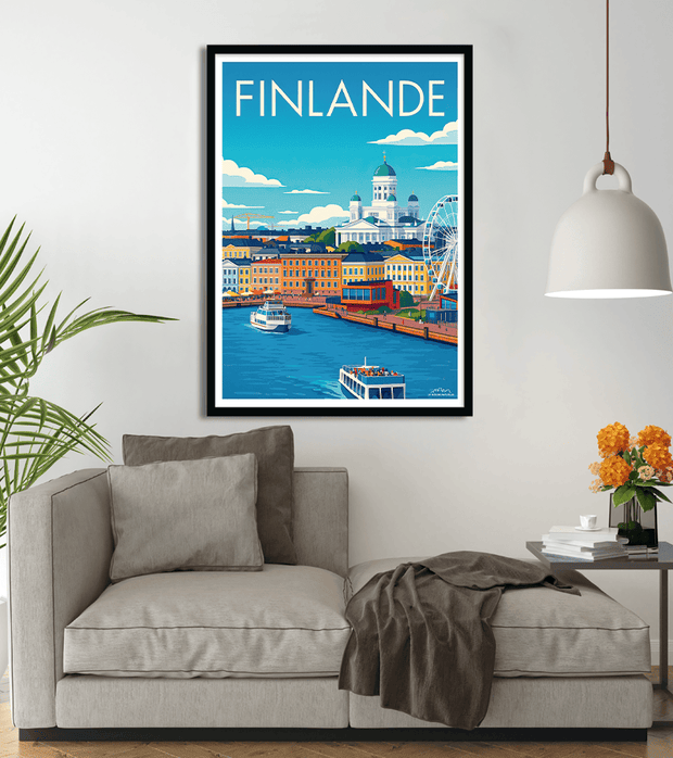 poster vintage Finlande