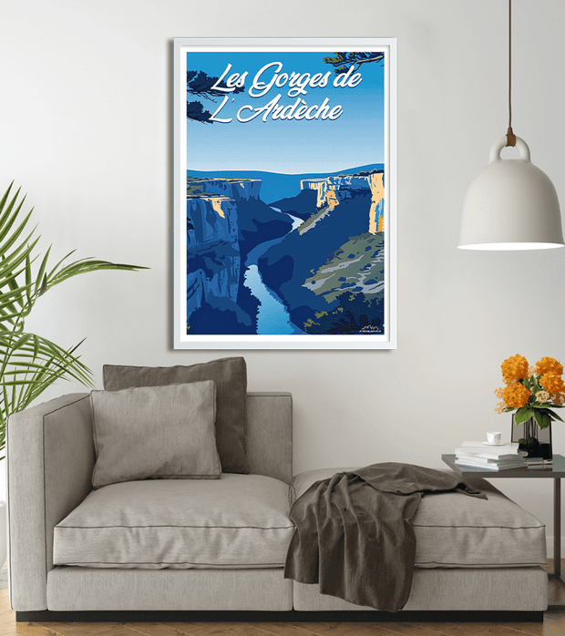 Affiche Gorges de l Ardèche