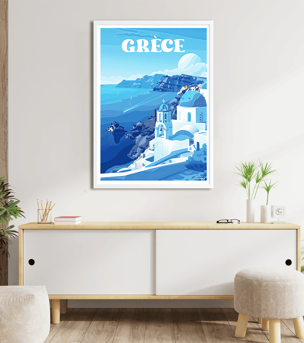 poster vintage Grèce 