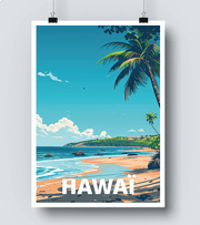 Affiche Hawaï