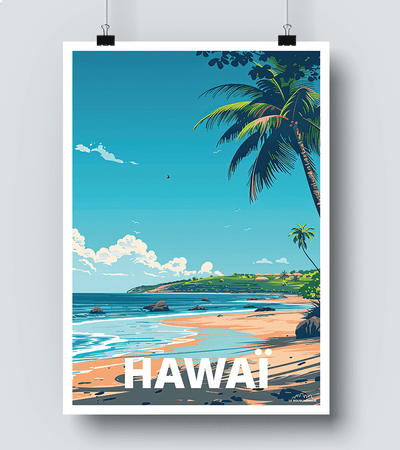 Affiche Hawaï