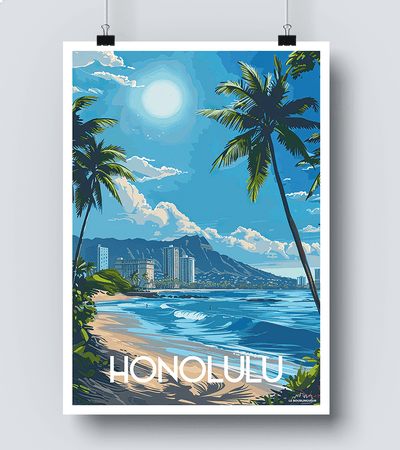 Affiche Honolulu