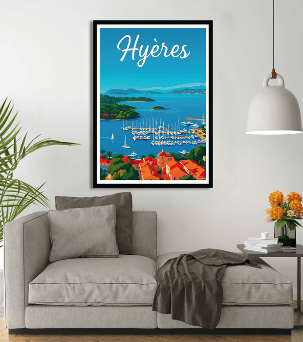poster Vintage Hyères