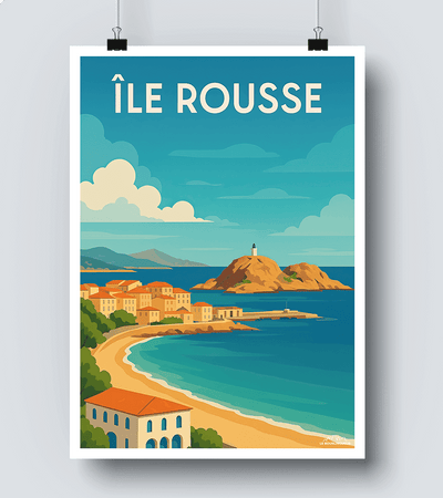 Affiche Ile Rousse