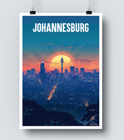 Affiche Johannesburg