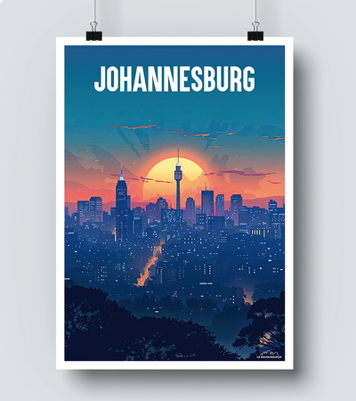 Affiche Johannesburg