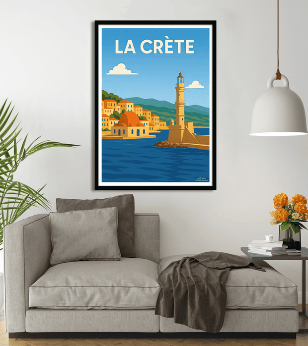 poster Vintage La Crète