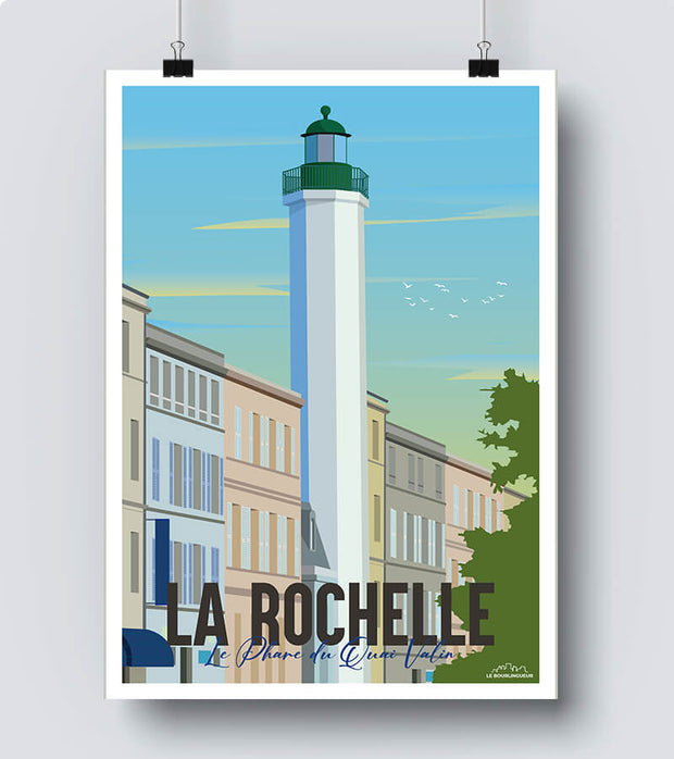 Affiche Phare de La Rochelle 