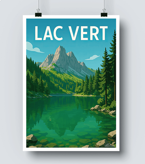 Affiche Lac Vert