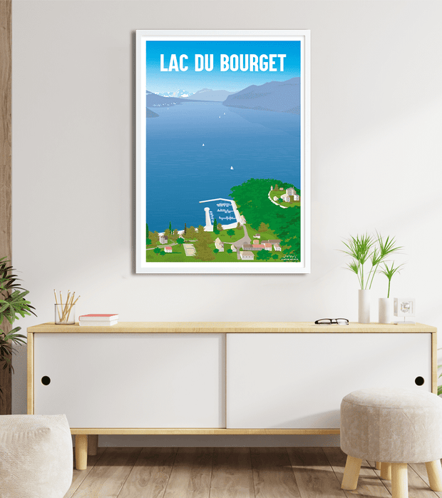 poster lac du bourget