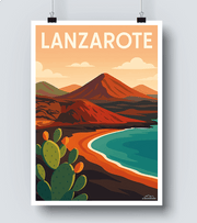 Affiche vintage Lanzarote
