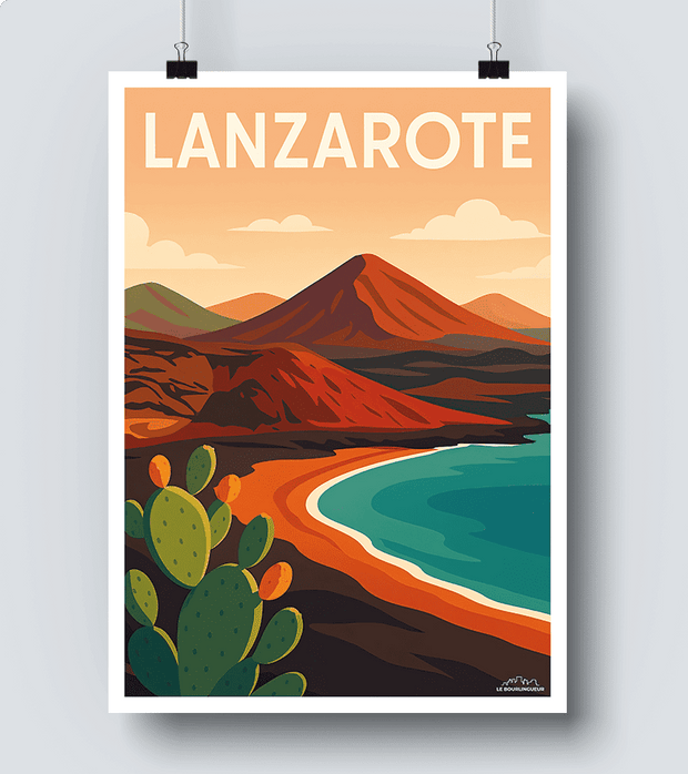 Affiche vintage Lanzarote
