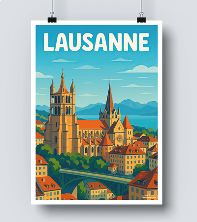 Affiche Lausanne