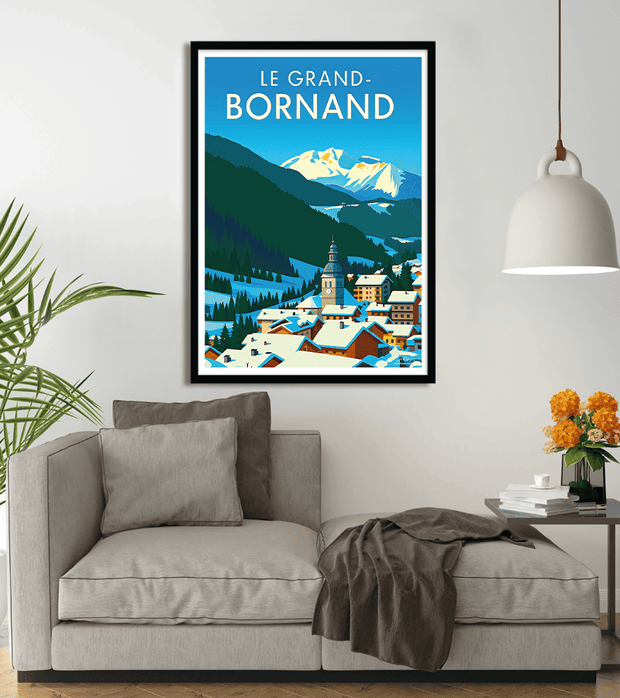 poster Vintage le Grand Bornand