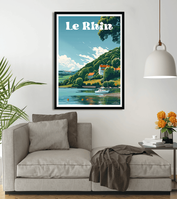 Affiche Le Rhin
