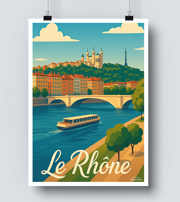 Affiche Le Rhône