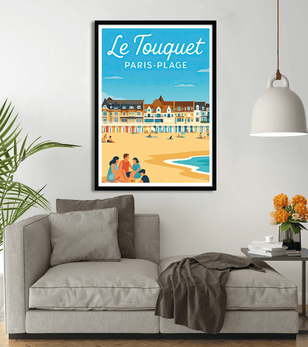 poster Vintage Le Touquet-Paris-Plage