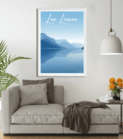 poster Le Lac Leman vintage
