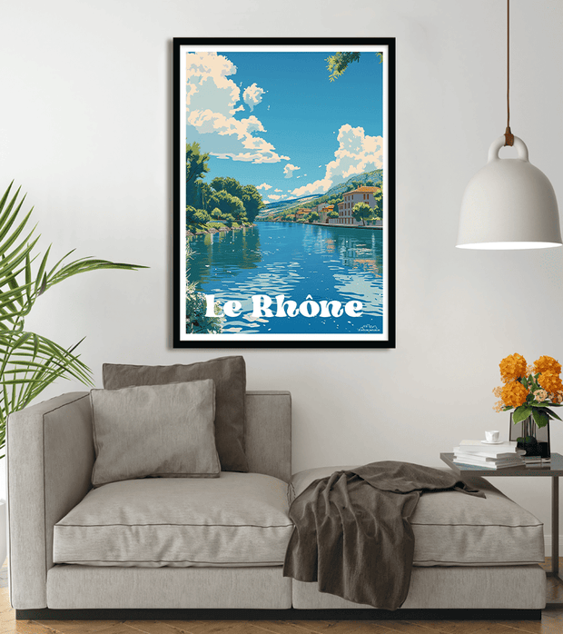 Affiche Le Rhône
