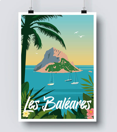 Affiche Les Baléares