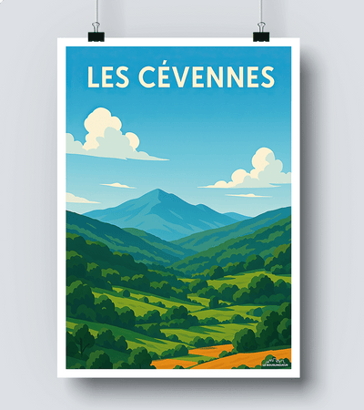Affiche Les Cévennes