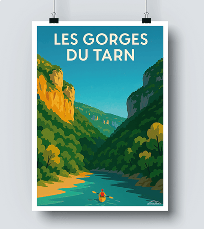 Affiche Les Gorges du Tarn