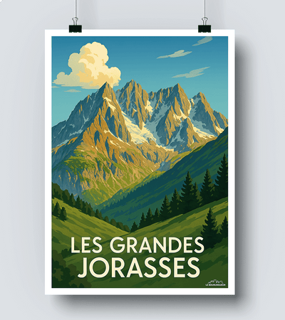 Affiche Les Grandes Jorasses
