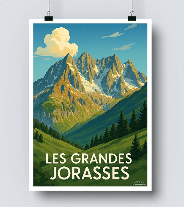 Affiche Les Grandes Jorasses