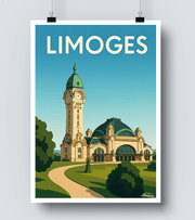 Affiche Gare de Limoges Benedictins