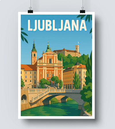Affiche Ljubljana
