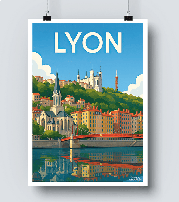 Affiche Lyon Moderne
