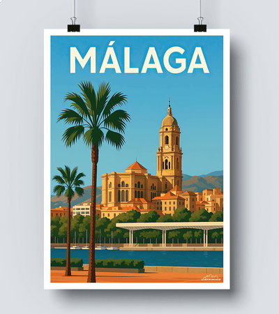 Affiche Malaga