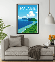 poster vintage Malaisie