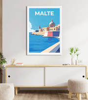 poster Malte - La Valette