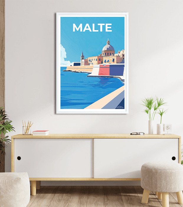 poster Malte - La Valette